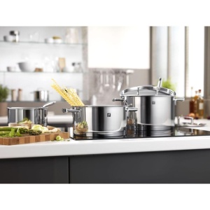 ZWILLING Passion Set oale de gatit, 5 bucati, cu capac, potrivite pentru inductie, neacoperite, otel inoxidabil, foarte lustruit, argintiu - Img 5