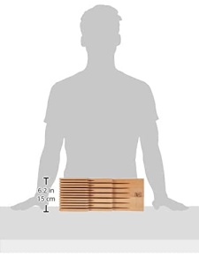 Zwilling Schubladeneinsatz pentru 12 cutite lemn de fag 41x155x48 cm natural - Img 7