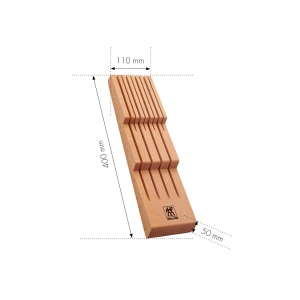 ZWILLING Suport pentru cutite 35159-000-0 din lemn de fag pentru 8 cutite natur - Img 4