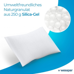 Absorbant de umiditate Wessper HUMIFILL, 10 pachete, alb - Img 3