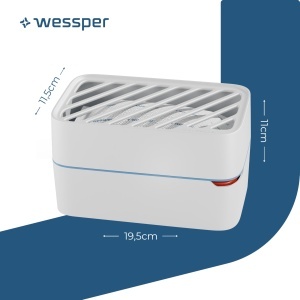 Absorbant de umiditate Wessper P4 HUMIFILL 500g, compact, fara curent, cu indicator de nivel - Img 4