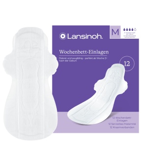 Absorbante pentru saptamana de maternitate Lansinoh, 12 bucati, ultra subtiri si discrete