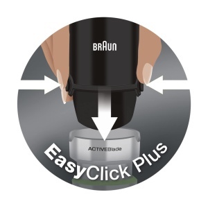 Accesoriu Braun MQS050BK Tel din inox EasyClick Plus Compatibil MultiQuick 7 si 9 Negru - Img 5