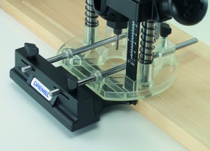 Accesoriu freza Dremel 335-01, compact, pentru lemn, negru - Img 7