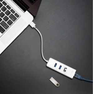 Adapter USB TP-Link UE330 cu 3 porturi USB 3.0 si Ethernet Gigabit - Img 7