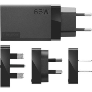 Adaptor de calatorie Lenovo Reiseadapter 40AW0065WW, negru, material de calitate - Img 2