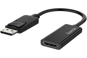 Adaptor DisplayPort la HDMI Hama, 4K Ultra HD, Negru