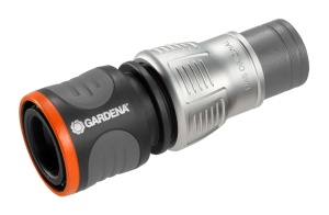 Adaptor furtun Gardena Premium 13 mm - 15 mm, metal-plastic, cu protectie impotriva inghetului