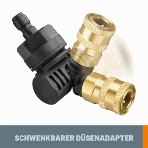 Adaptor Rapid cu Conectare Rapida WORX, 180 Reglabil, Negru - Img 5