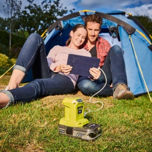 Adaptor USB portabil Ryobi R18USB-0 18V ONE pentru incarcare rapida - Img 2