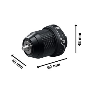 Adeptor pentru burghiu Bosch Professional GFA 12-M, metal, cu sistem de clic - Img 6