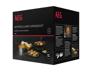 AEG AAFEK1 Kit de extensie pentru friteuza cu aer AF6 (matrita multifunctionala, gratar pentru gratar, spiralizator de legume, set de accesorii, versatil, vase diverse, usor de curatat, otel inoxidabil) - Img 7
