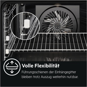 AEG Pull-Out 3-Fold TR3LV / Accesorii pentru cuptoare si aragazuri AEG / Opritor de siguranta / Otel inoxidabil - Img 4