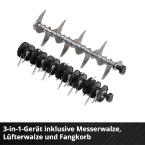 Aerator si Verticulator Einhell GE-SA 3635 Li-Solo 3-in-1 fara acumulator - Img 12