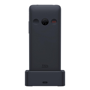 Afisaj TCL Onetouch 4022s de 2,8 inchi (6,1 cm), Operare usoara, Butoane mari, Pentru seniori, Statie de incarcare, Camera, Bluetooth, Lanterna, Buton SOS, Recorder, Gri [Versiunea ES/PT] - Img 6