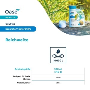 Ajutor pentru oxigenare OASE AquaActiv OxyPlus 500 ml - pentru iazuri si pesti - Img 4