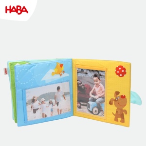 Album foto pentru copii HABA Baby-Fotoalbum 1303143001 8 poze format 10x15 cm design cu animale - Img 8