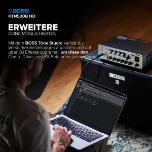 Amplificator bass BOSS Katana-500 500W, cu EQ 4-benzi, Bluetooth - Img 5