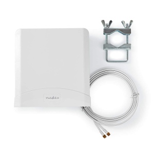 Antenna 5G4G3G Nedis, 2.5m cablu LMR200, exterior, alb - Img 6