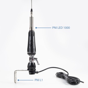 Antenna CB PNI LED 1000, 80 cm, 300 W, cu suport fix - Img 4