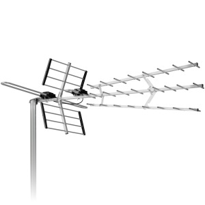 Antenna TV DVB-T2 Berdsen cu Amplificator, 80 km, Ultra HD 4K - Img 3