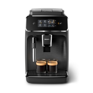 Aparat de cafea complet automat Philips seria 2200 - 2 cafele, spumant clasic de lapte, ecran tactil intuitiv, rasnita 100% ceramica, negru mat (EP2220/10) - Img 1