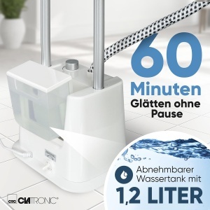 Aparat de calcat Clatronic TDC 3809, 1.2L, 1600W, Alb - Img 4