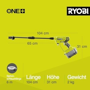 Aparat de curatare cu presiune medie Ryobi RY18PW22A-125 18V 3-in-1 cu acumulator si incarcator - Img 10