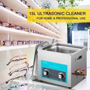 Aparat de curatare cu ultrasunete VEVOR 15L, 400W, cu incalzire reglabila - Img 2