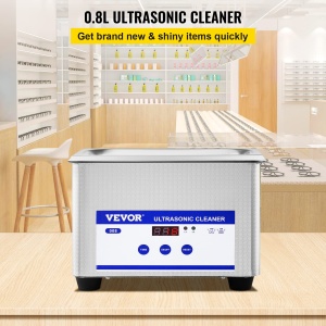 Aparat de curatare cu ultrasunete VEVOR, 800 ml, 35 W, otel inoxidabil - Img 2