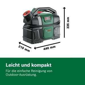 Aparat de curatat cu presiune Bosch Fontus 18V-6, 6L, 8 trepte de presiune - Img 6