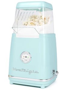Aparat de facut popcorn Nostalgia CLHAP12AQ Retro Design Air Popper 12 Cupe Aqua