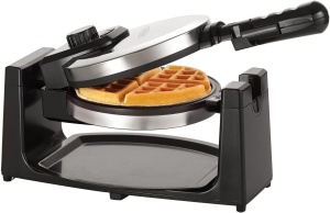 Aparat de facut waffles Bella, rotativ, 1000W, cu plite antiaderente - Img 1