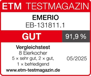 Aparat de fiert oua EMERIO, 7 oua, 8 limbi, BPA free - Img 2