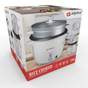Aparat de gatit orez Alpina BSJ18-ZPDA 18L 700W cu functie de pastrare la cald si cos pentru aburi - Img 11