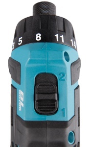 Aparat de gaurit cu acumulator Makita DF032DZ, 12V, 18 trepte de cuplu - Img 5