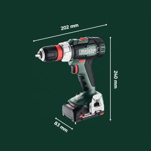 Aparat de gaurit cu acumulator Metabo BS 18 L Quick, 18V, 60 Nm - Img 2