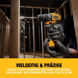 Aparat de gaurit si insurubat DEWALT DCD701, 12V, 57.5 Nm, design compact - Img 7
