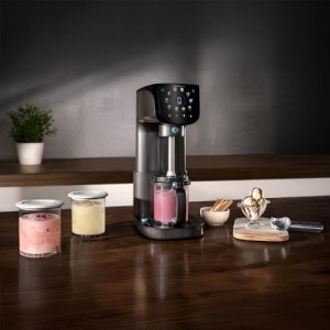 Aparat de gheata multifunctional Cecotec Gelatec 2100, 500 W, 11 programe pentru bauturi cu gheata si granit, tehnologie CreamOn si Re-Spin, ecran tactil, 3 bazine, capacitate 2,1 l - Img 11