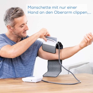 Aparat de masurare a tensiunii Beurer BM 51, manseta easyClip, automat, pentru brat - Img 2