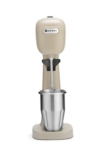Aparat de milkshake HENDI, incl. 2 pahare de blender (otel inoxidabil si policarbonat) si 4 agitatoare interschimbabile, mixer de bauturi, Frappes, mixer de bauturi, 230V/400W, 170x196x(H)490mm, caramel - Img 2