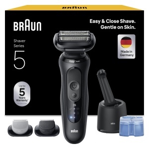 Aparat de ras Braun Series 5 52-N7650cc negru 4in1 SmartCare rezistent la apa