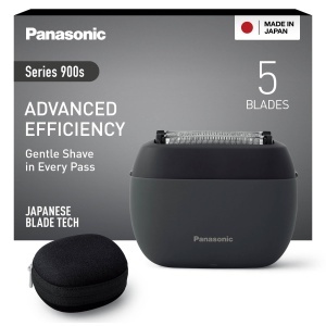 Aparat de ras electric Panasonic ES-PV3B-K803, 5 lame, motor liniar ultra-rapid, USB-C, carcasa premium, gri