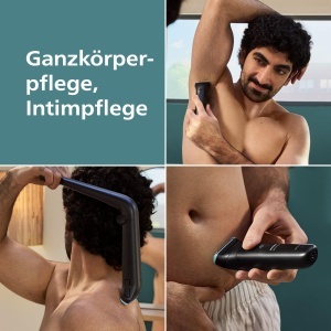 Aparat de ras electric Philips Bodygroom 5000 BG548015, 100 duscfest, 100 min autonomie - Img 2