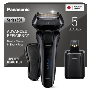 Aparat de ras Panasonic ES-LV9U, 5 lame, motor lineal, negru