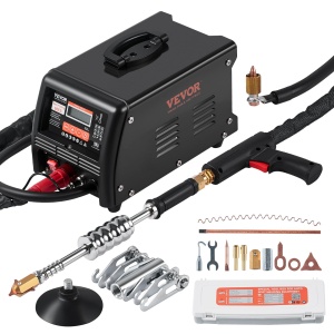 Aparat de sudura VEVOR, 3 kW, 9 moduri, set reparatii caroserie - Img 9