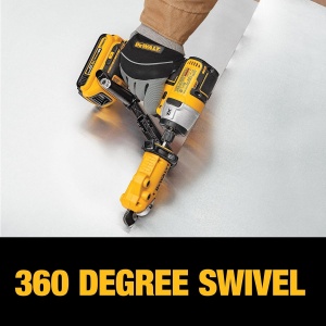 Aparat de taiat metal DEWALT DWASHRIR, 18 GA, rotire 360 grade - Img 9