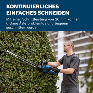 Aparat de tuns gard viu Bosch Professional GHE 18V-50, 20 mm, motor fara perii, 50 cm - Img 4