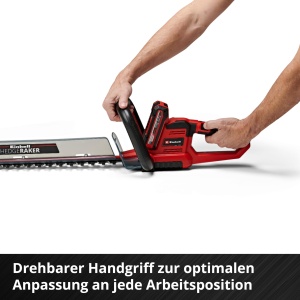 Aparat de tuns gard viu Einhell GE-CH 1860 Li-Solo, 60 cm, putere 18V - Img 8