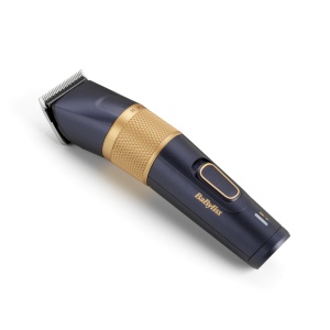 Aparat de tuns par BaByliss Lithium Performance - Performanta profesionala fara fir, 45 de setari de lungime (0,6-28 mm), baterie cu litiu, albastru inchis/auriu, E986E. - Img 3